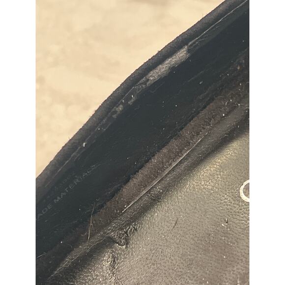 Franco Sarto Women’s L. Amigo Bows Velvet Leather Slip On Shoes Size 8.5M Black - Picture 6 of 9